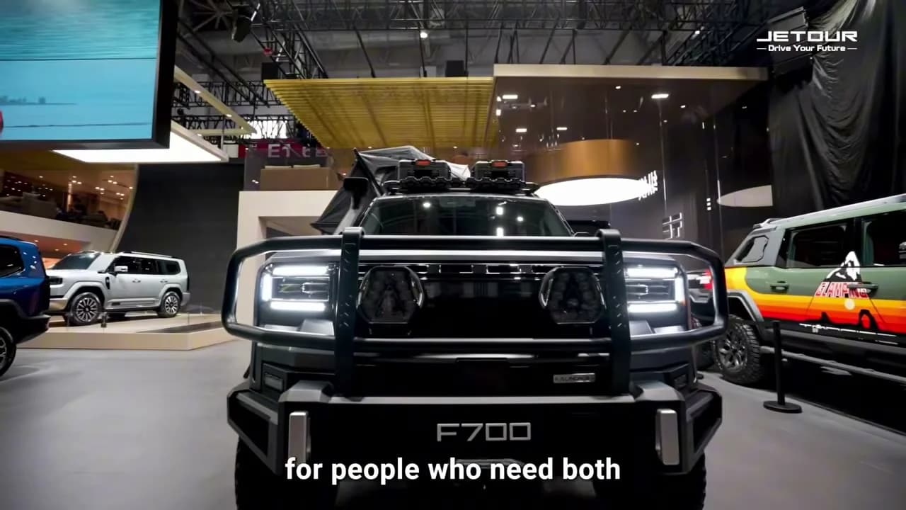 2026 Jetour F700: 904 HP PHEV Pickup Truck With 1,300 km Range - View 2