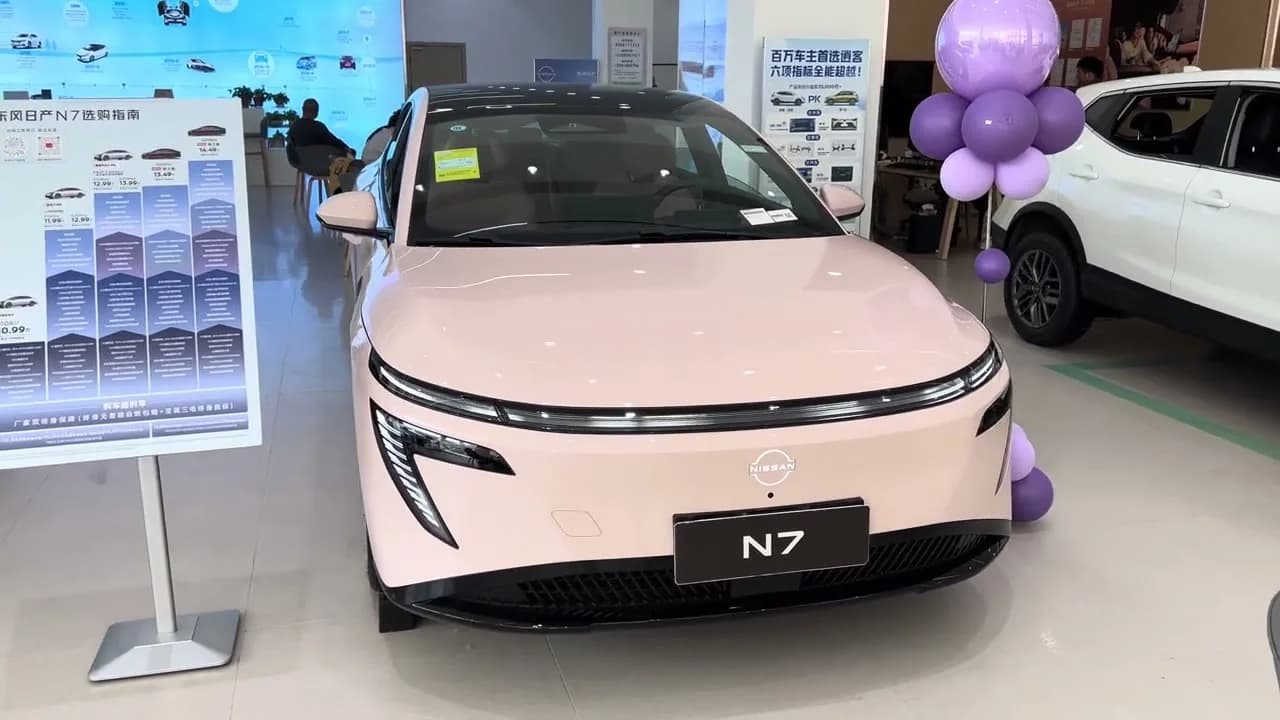 Nissan N7: A 635 km Electric Sedan With Momenta ADAS From ~$19,800