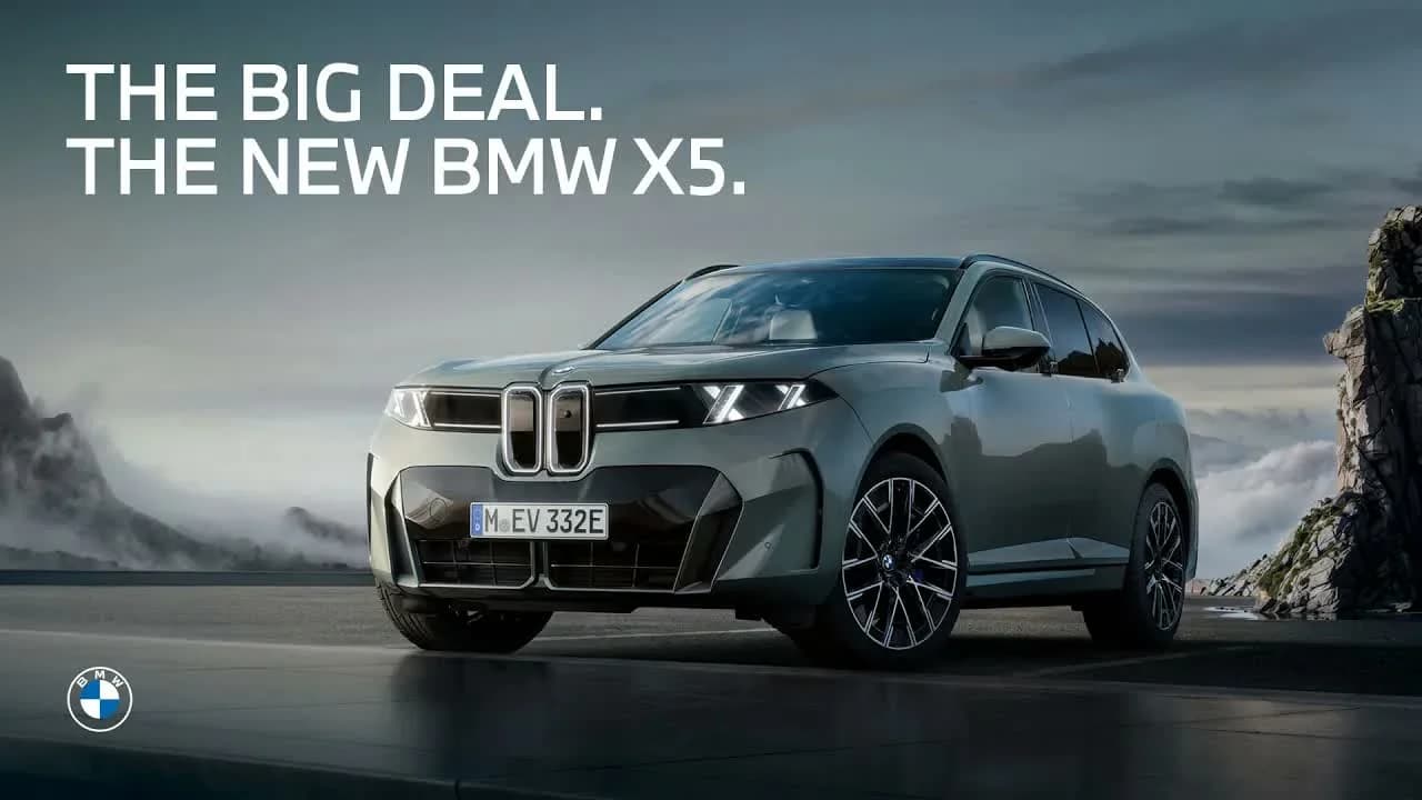 New BMW X5 Revealed: First Electric iX5 With 845 km Range Tops A 5-Powertrain Lineup