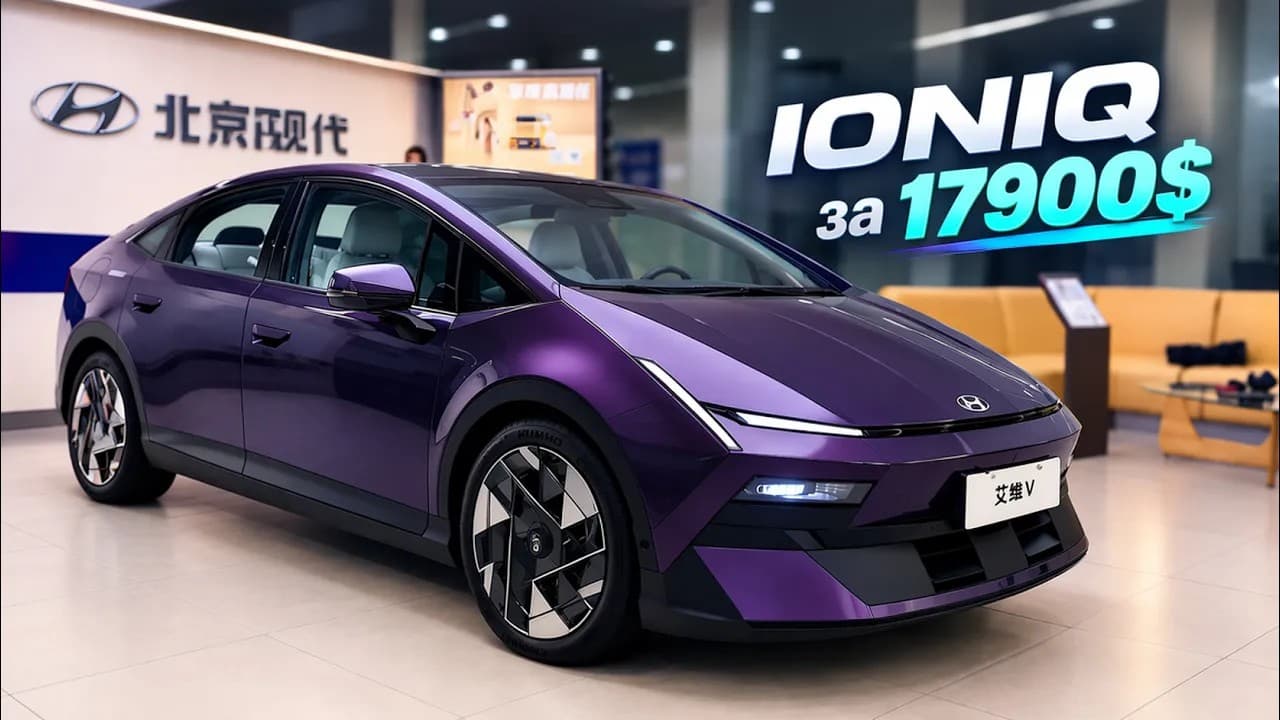 2026 Hyundai Ioniq V: China-Only Fastback EV Starts at $17,600