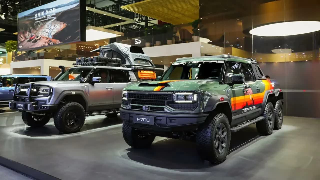 2026 Jetour F700: 904 HP PHEV Pickup Truck With 1,300 km Range