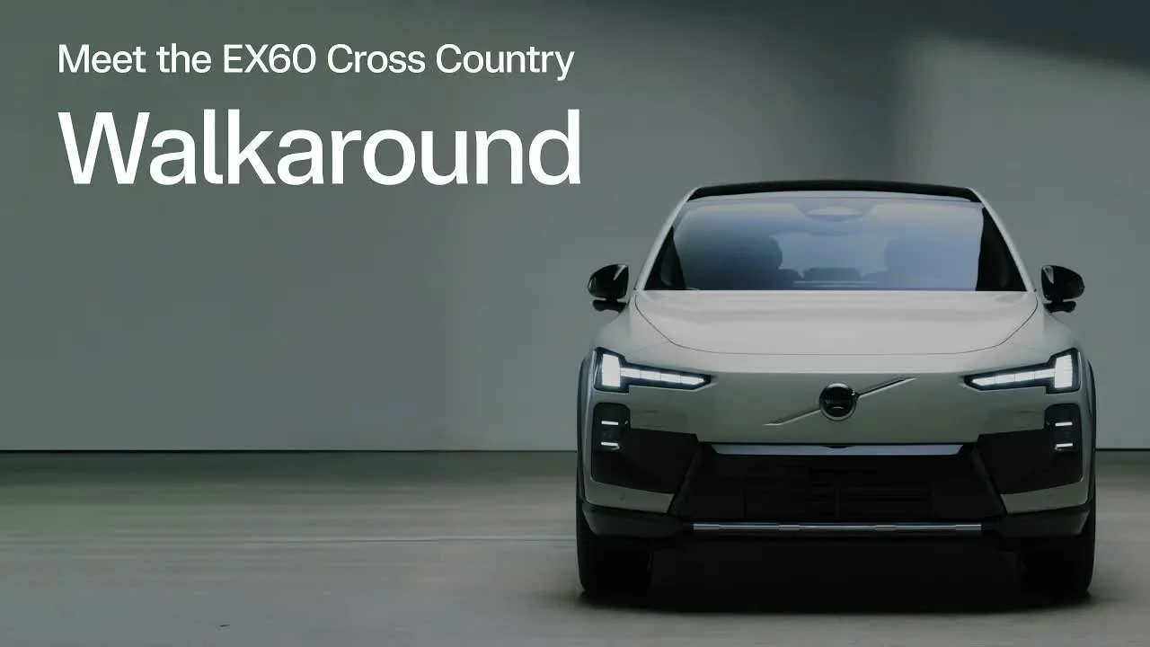 Volvo EX60 Cross Country: A Lifted, 670-HP Electric SUV With Air Suspension And Native NACS Charging