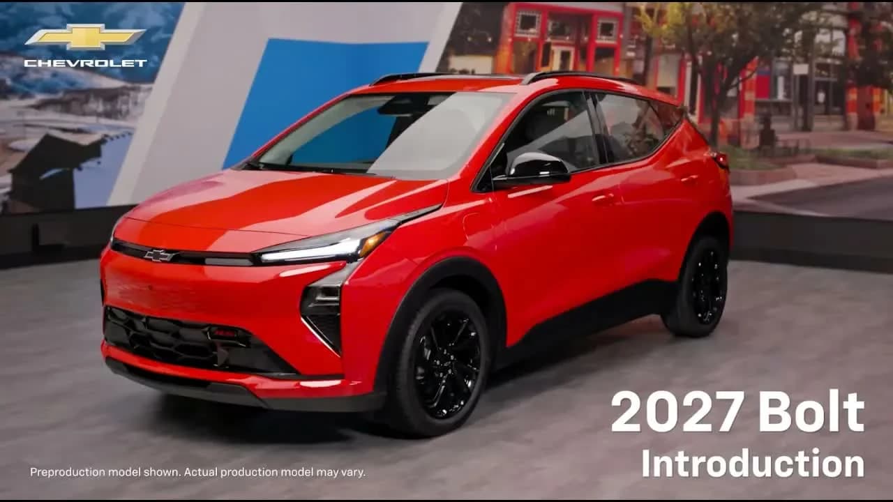 2027 Chevrolet Bolt EV Returns: 262-Mile Range, 150 kW Charging, NACS, From $27,600