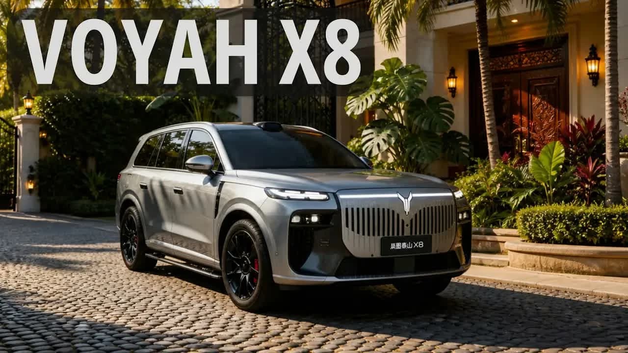 2026 Voyah Taishan X8: Huawei-Tech Flagship SUV With 727 km Range From $44,380