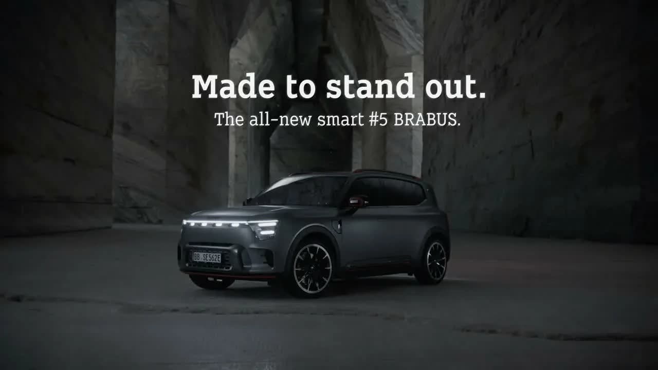 2026 smart #5 BRABUS: 637 HP Electric SUV Hits 100 km/h in 3.8s
