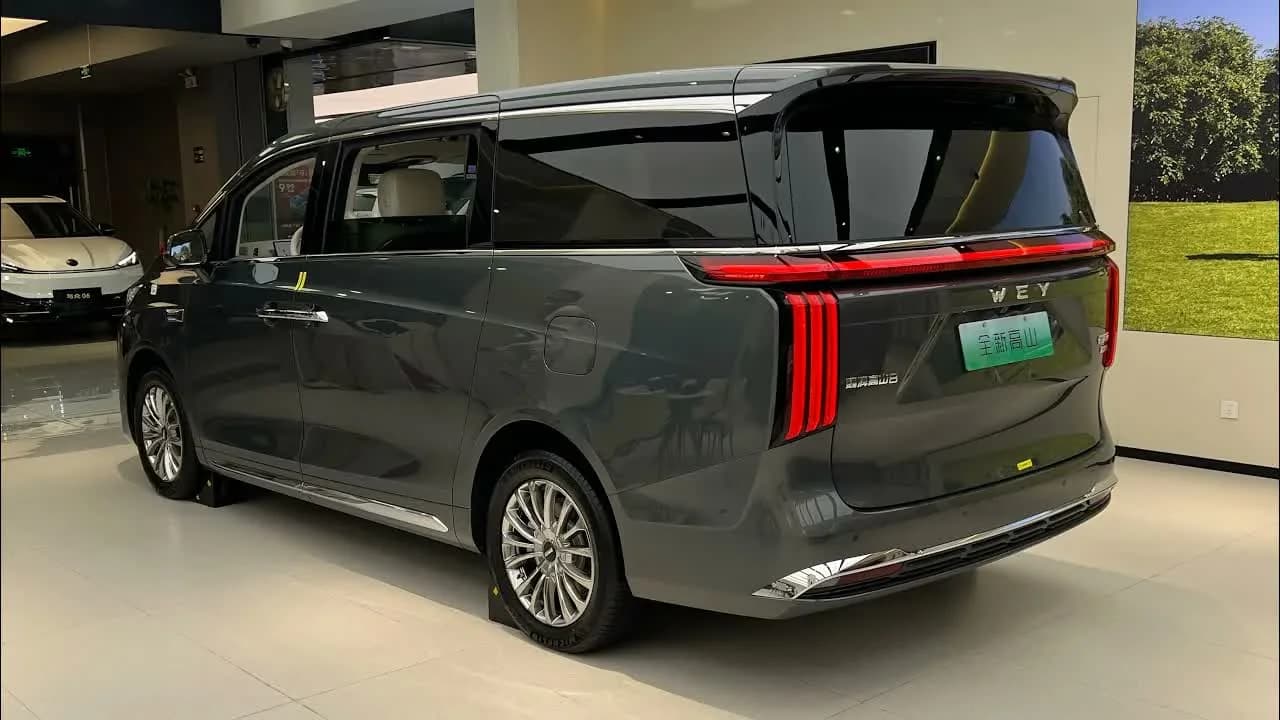 2026 Wey Gaoshan 7 PHEV: 452 HP Luxury 7-Seat Minivan, 945 km Range, From $40,000